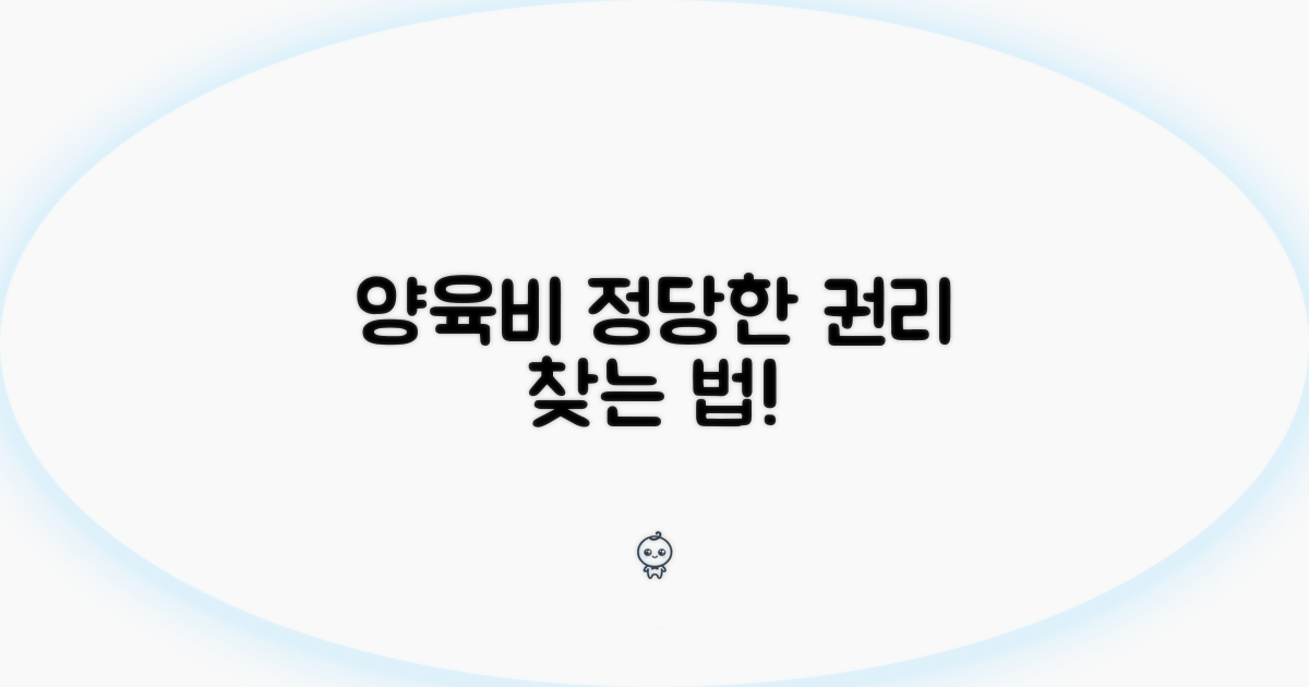 자녀 양육비, 권리 찾는 법