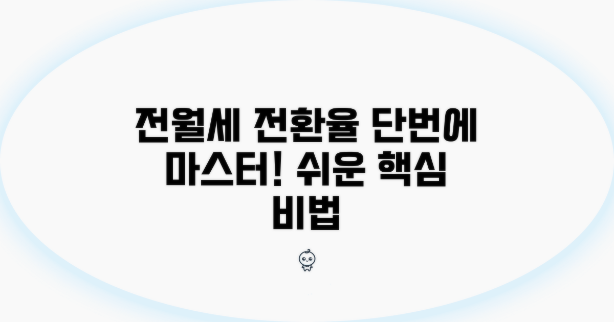 전월세 전환율, 이것만 알면 쉬워요
