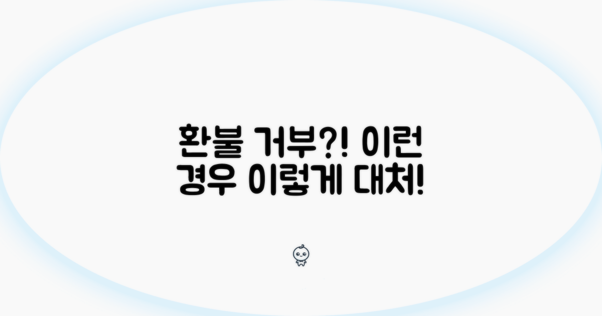 환불 거부? 이런 경우 대처법