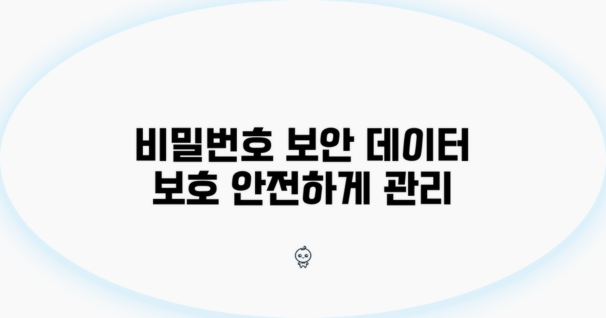 데이터 보호를 위한 비밀번호 관리