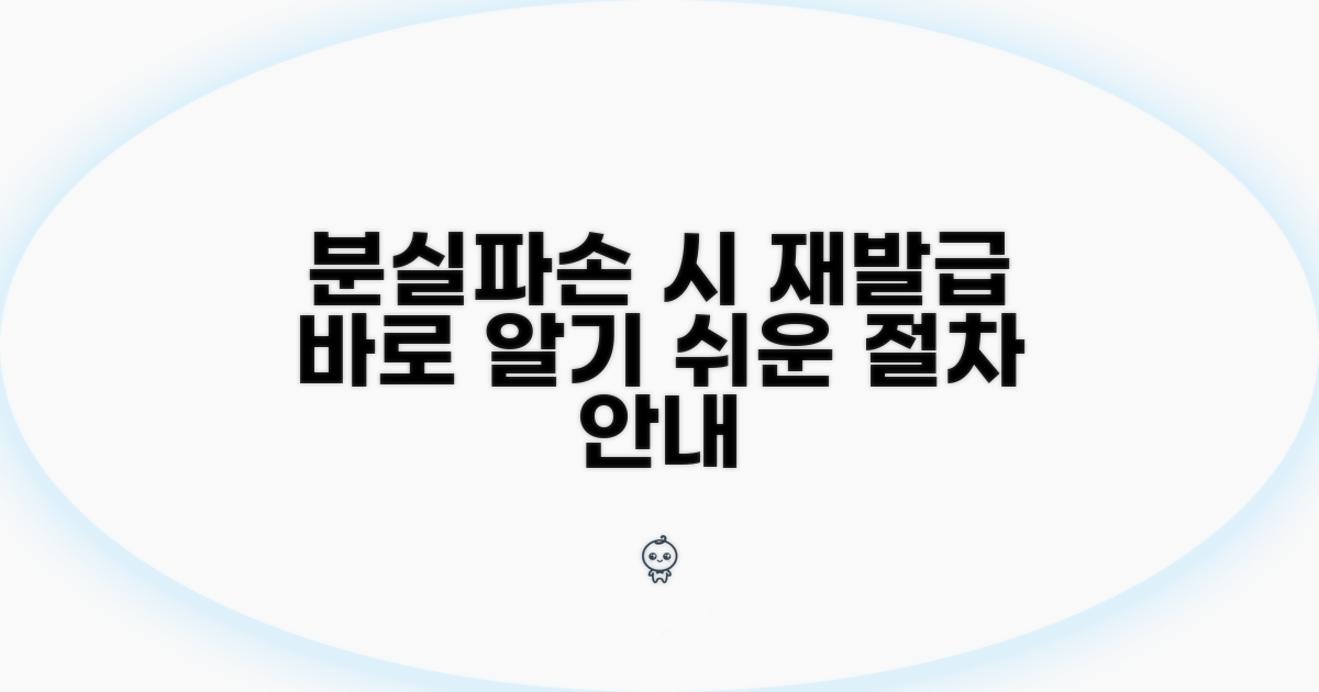 분실/파손 재발급 절차 안내
