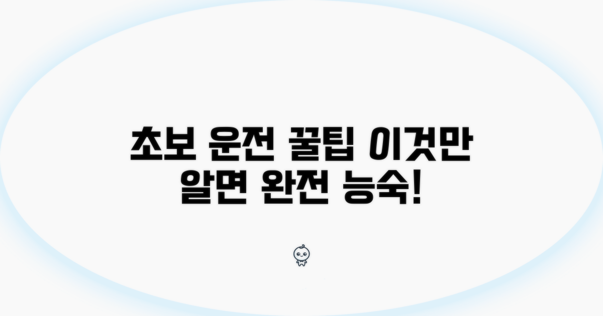 초보 운전자를 위한 추가 팁