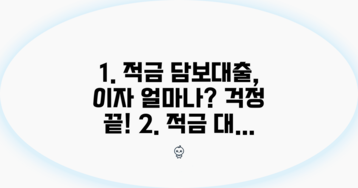 적금 담보대출, 이자 부담은 얼마나?