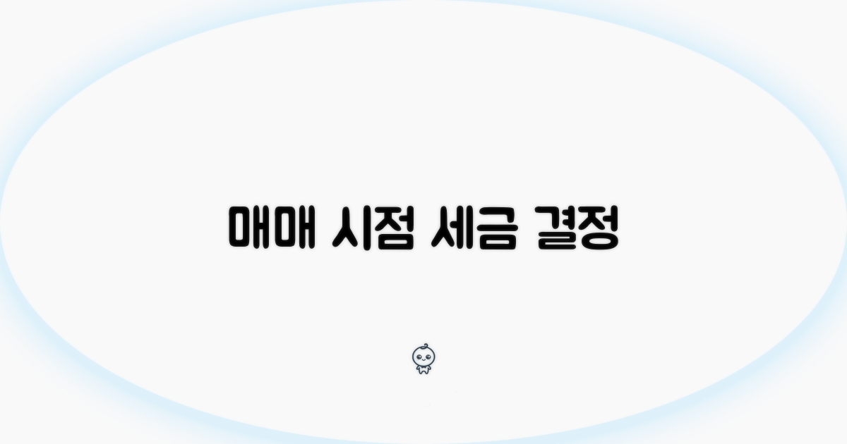 매매 시점 따른 세금 차이 비교