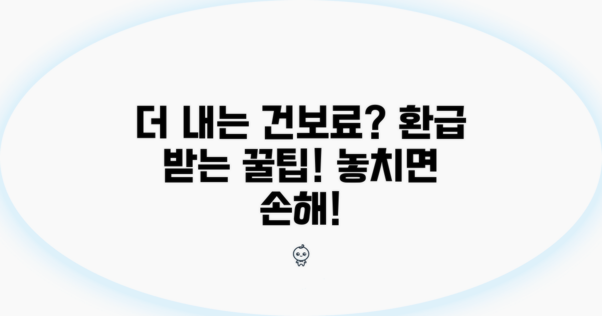 더 내는 건보료, 환급받는 꿀팁