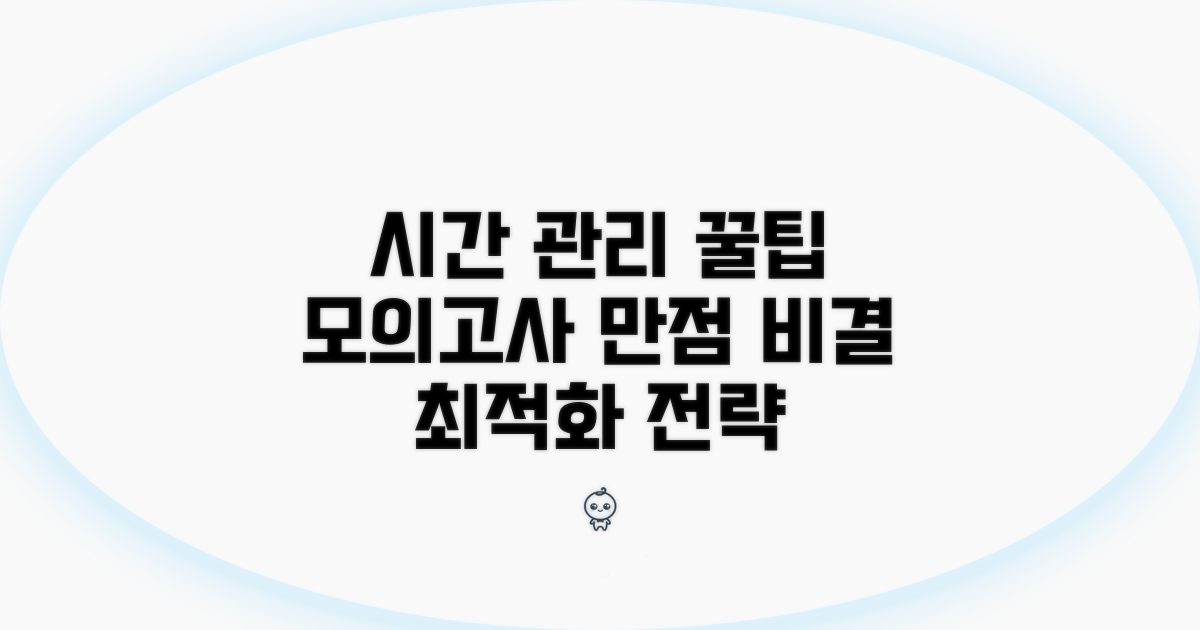 모의고사 시간 관리 꿀팁