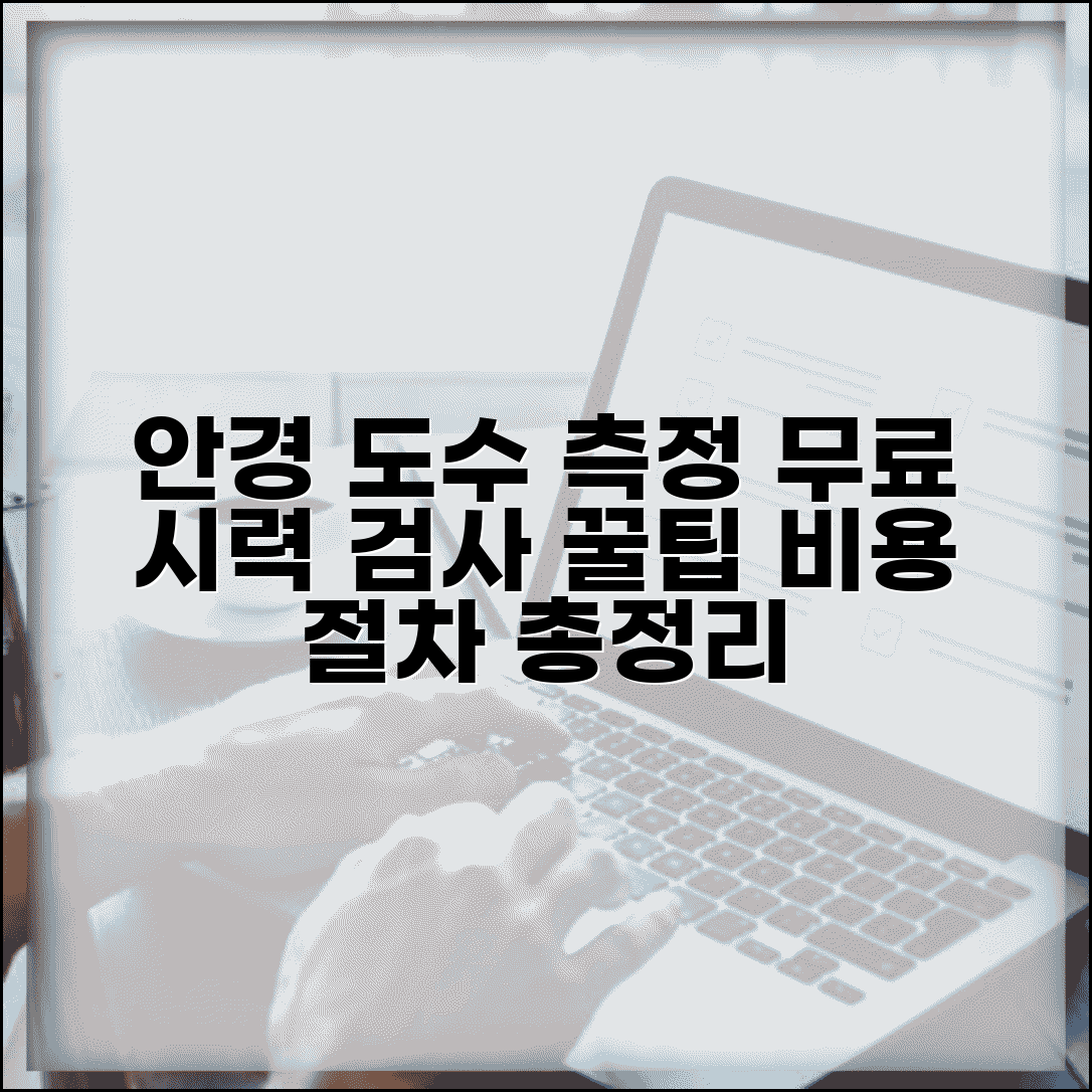 안경 도수 측정 방법 시력 검사 절차 | 안경원 무료 검사 비용 및 꿀팁 총정리