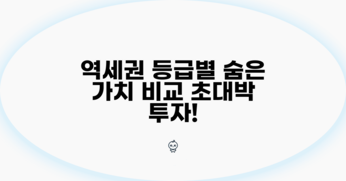 역세권 등급별 가치 비교