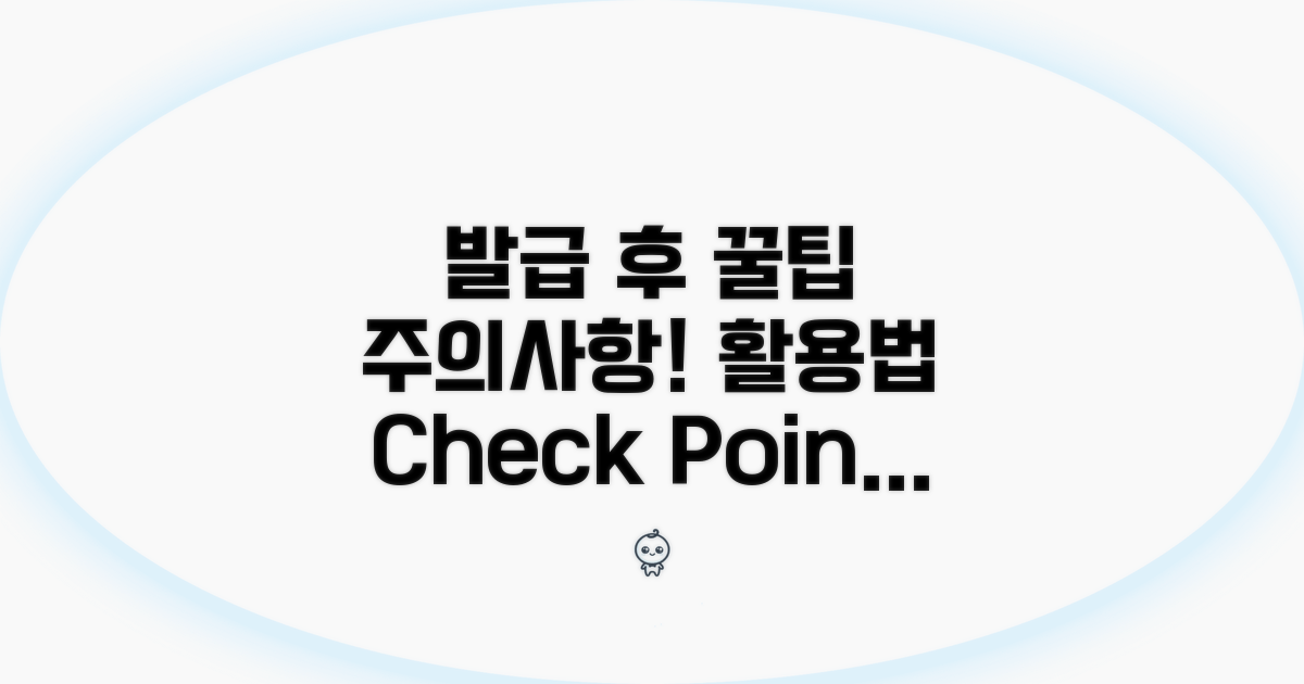 발급 후 활용 팁과 주의사항