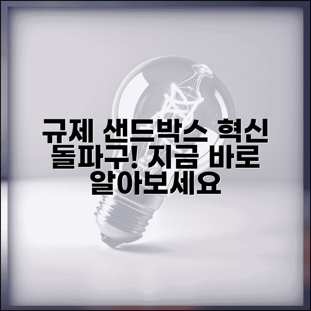 규제 샌드박스란 | 규제 샌드박스 개념과 적용 분야