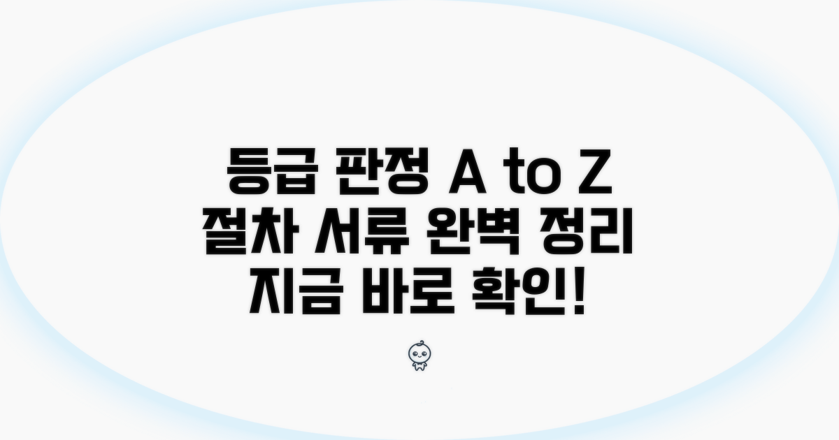 등급 판정 절차와 필요 서류