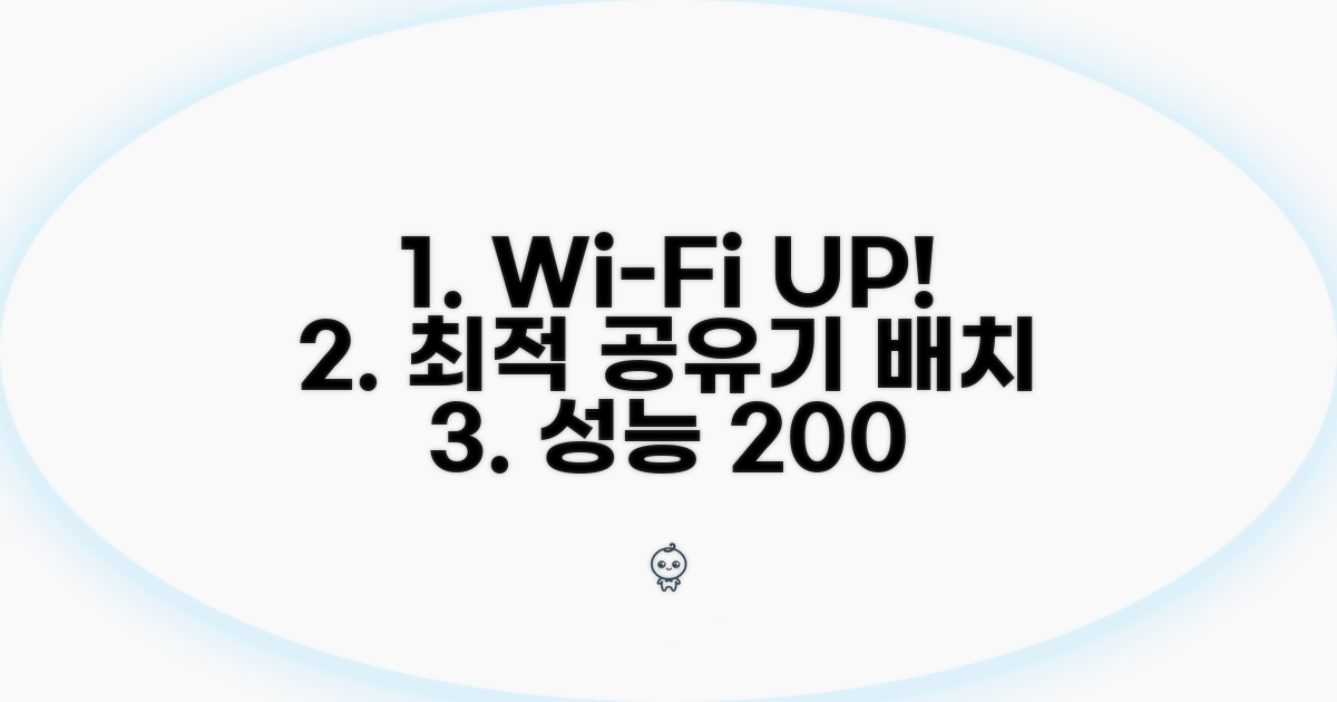성능 UP! 공유기 배치 꿀팁