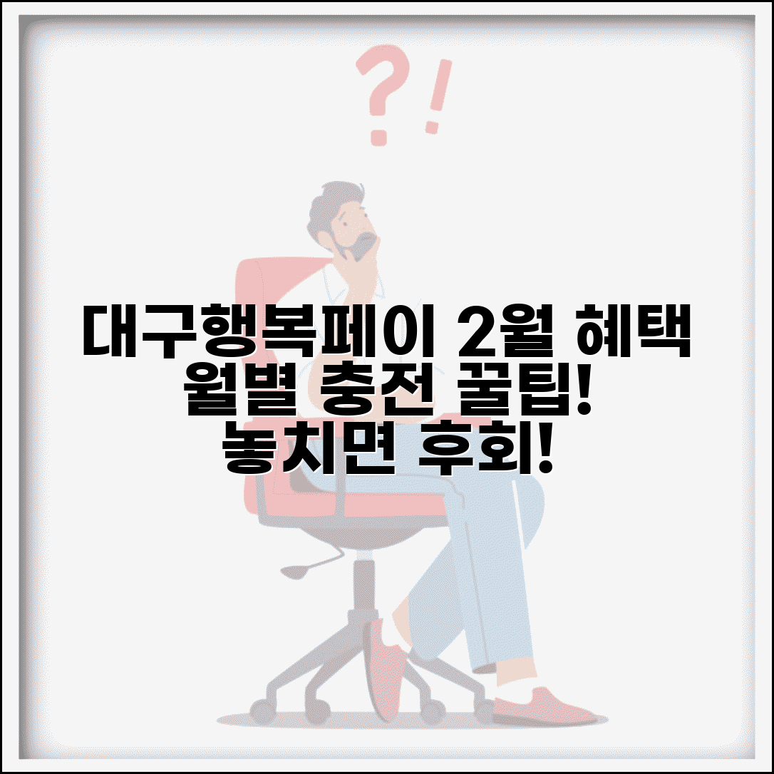 대구행복페이 2월 충전 | 월별 충전 혜택 이벤트 완벽 활용법