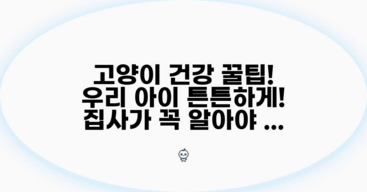 우리 고양이 건강 지키는 팁