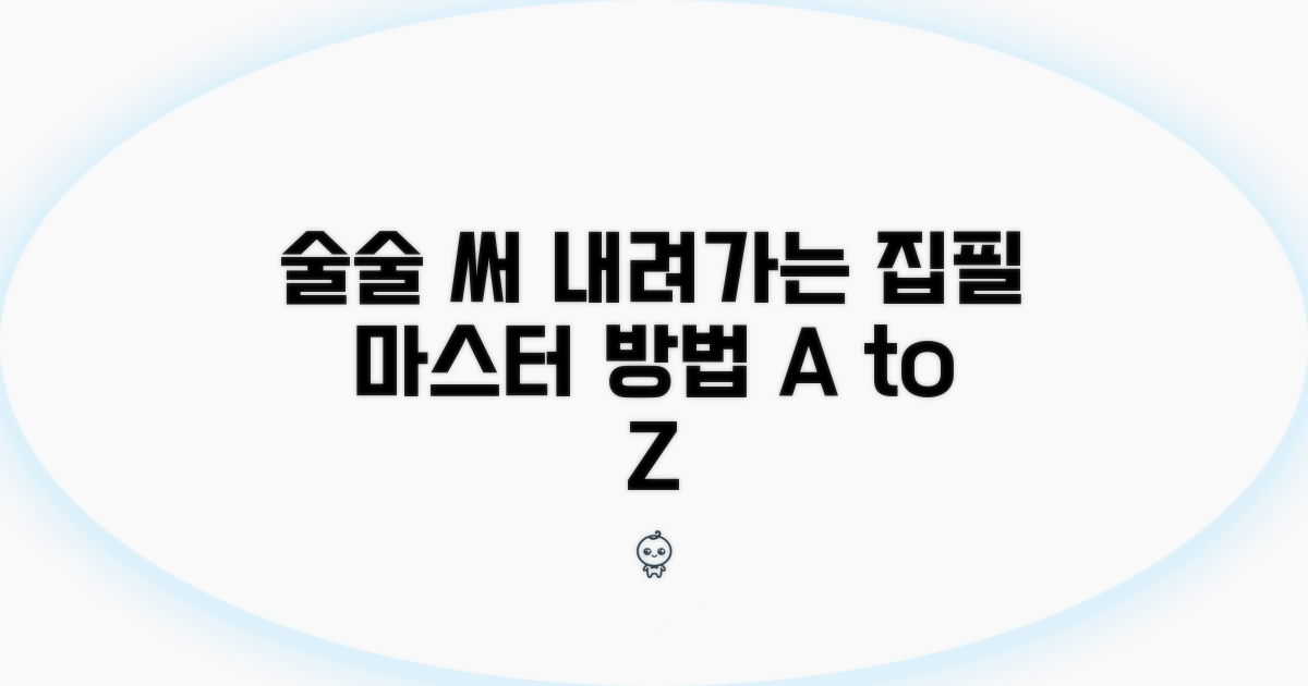 술술 써내려가는 집필 방법 총정리