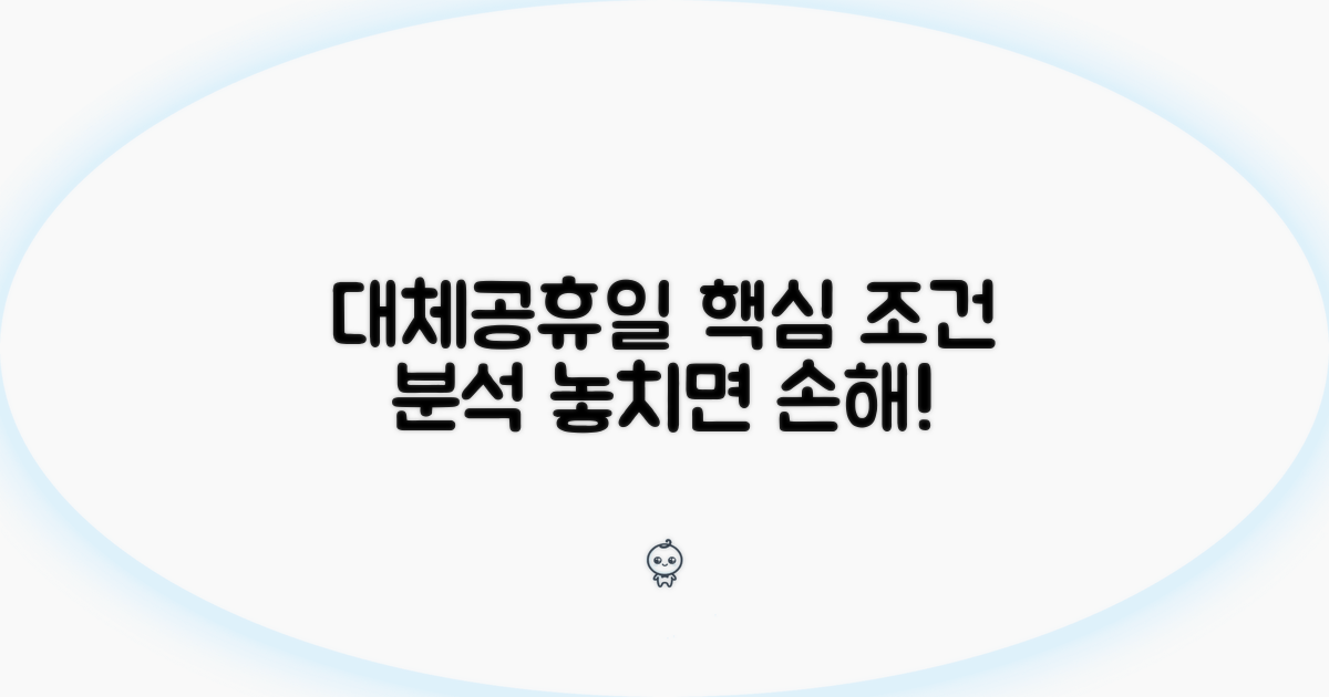 대체공휴일 적용 조건 핵심 분석