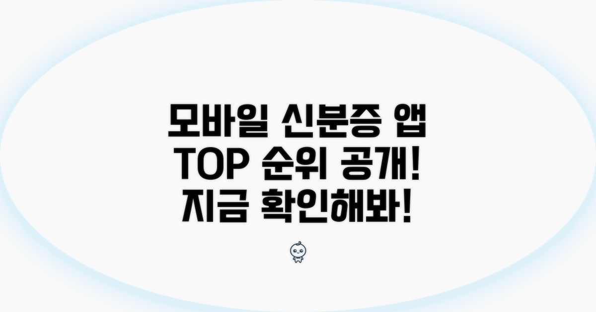 인기 모바일 신분증 앱 순위