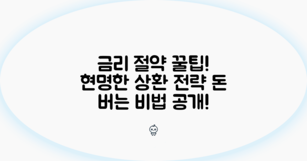 금리 절약 및 현명한 상환 전략