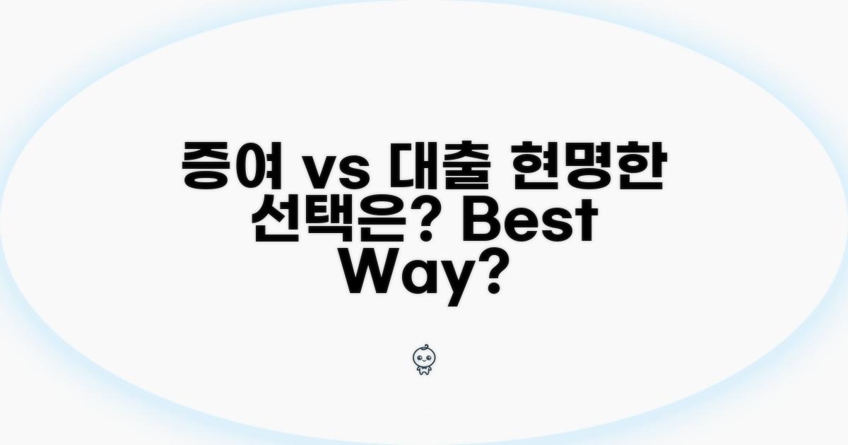 증여 vs 대출, 가장 좋은 방법은?