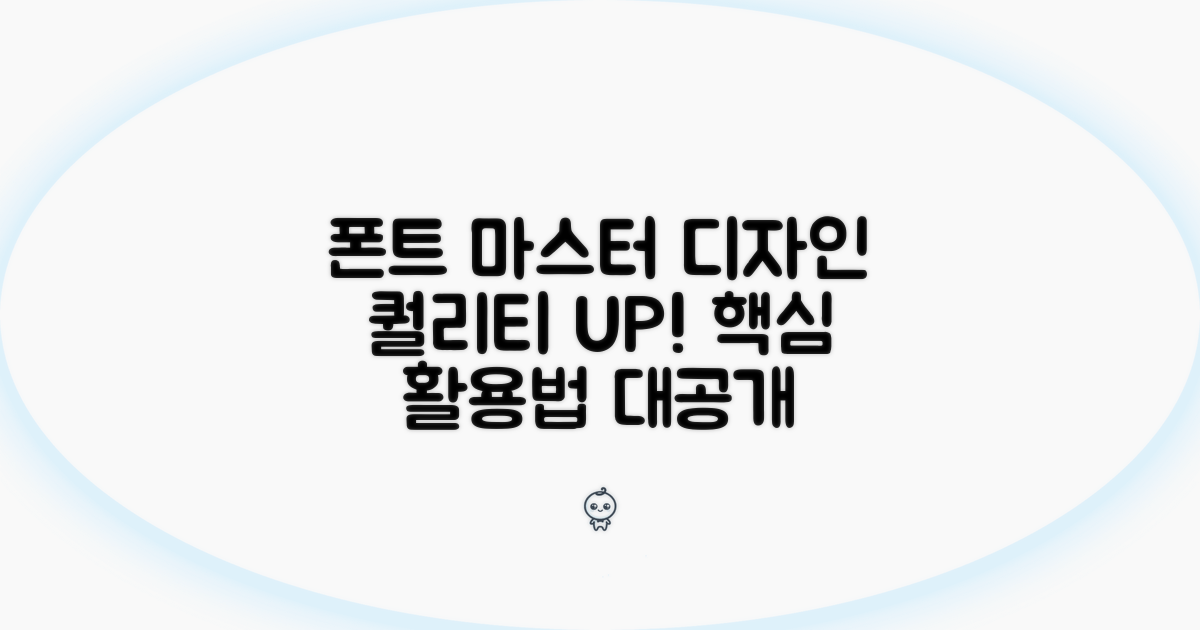 디자인 퀄리티 높이는 폰트 활용법