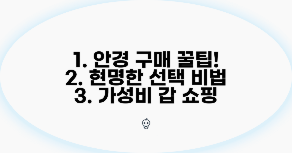 현명한 안경 구매 전략