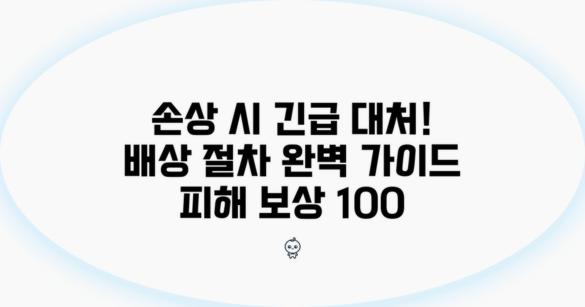손상 시 대처 및 배상 절차