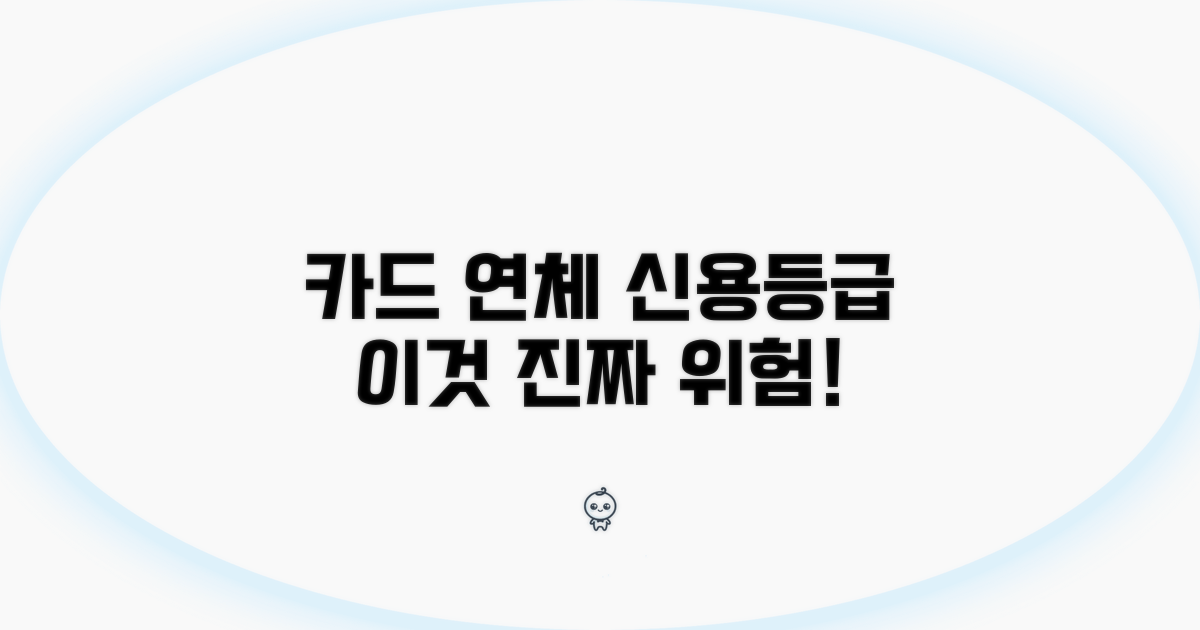 카드 연체, 신용등급에 미치는 영향은?