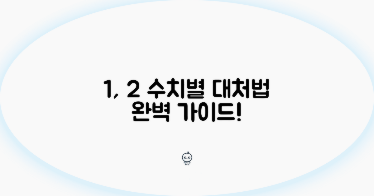 +1 +2 수치별 대처법 완벽 가이드