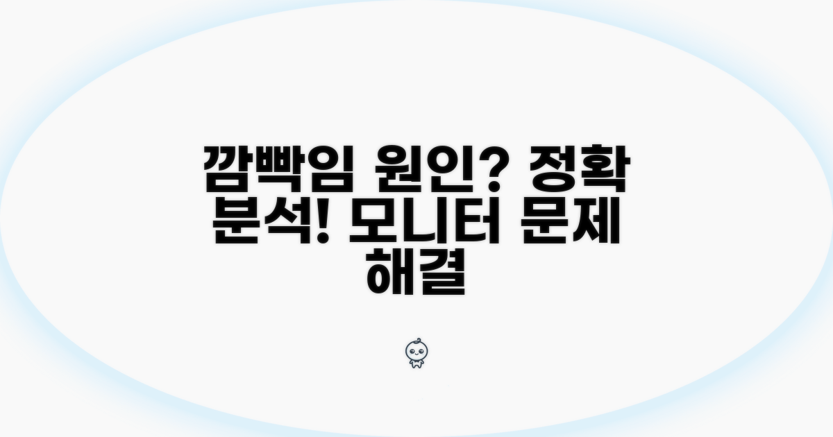 모니터 깜빡임 원인 명쾌하게 분석
