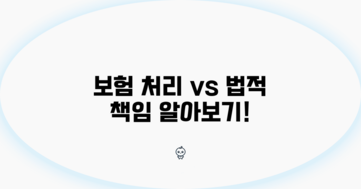 보험 처리 범위와 법적 책임 알아보기