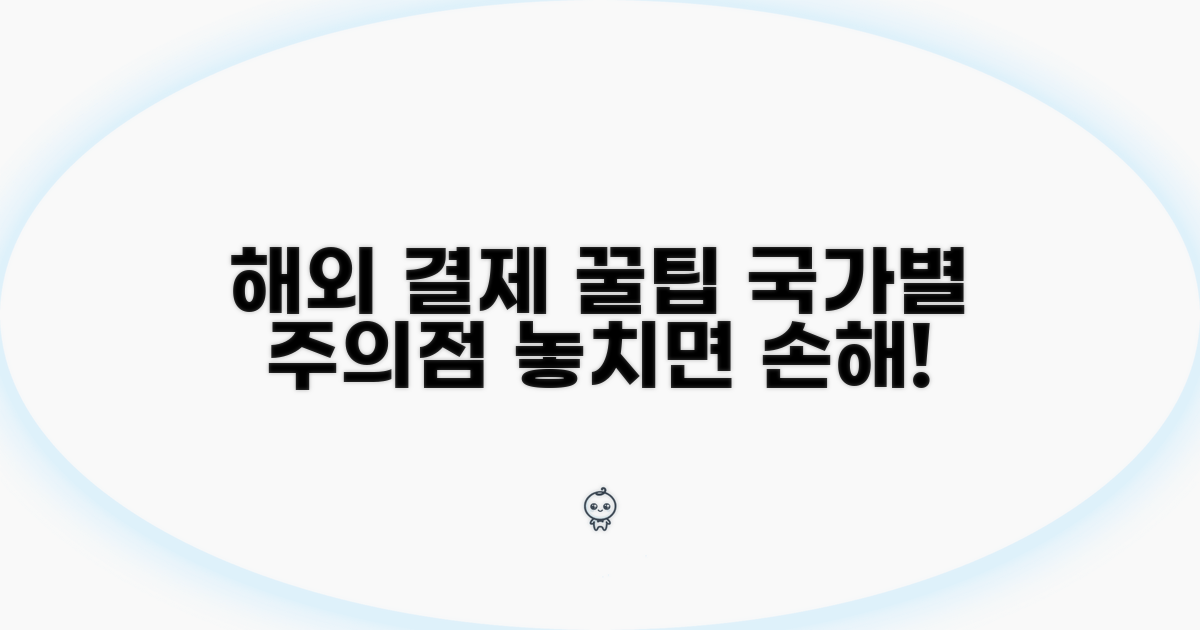 국가별 결제 시 주의사항 완벽 정리
