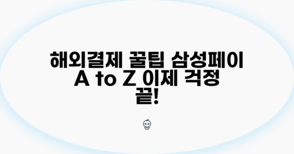 스마트한 삼성페이 해외결제 꿀팁