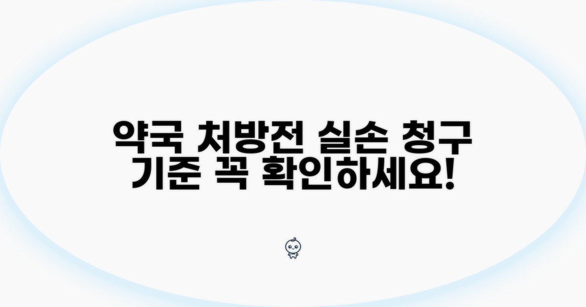 실손보험 약국 처방전 청구 기준
