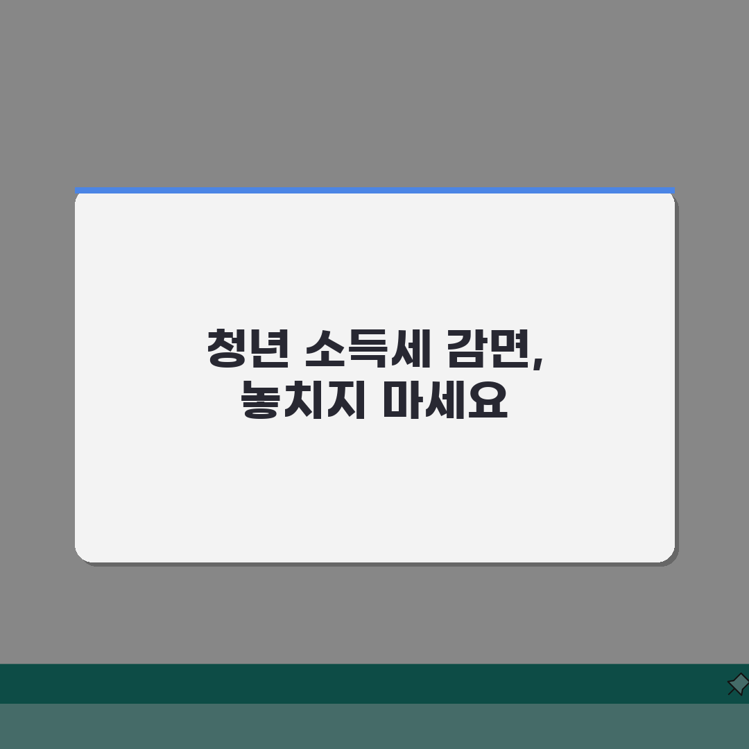 중소기업 청년 소득세 감면 대상 | 청년 중소기업 취업 소득세 혜택 솔직후기, 직접 해봤어