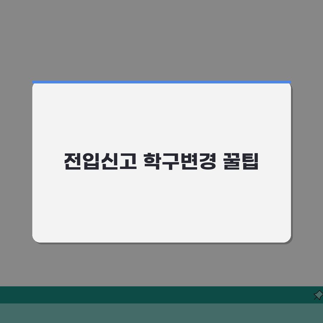 전입신고 학구변경 | 학교배정과 전입신고 연계가이드 직접 해봤어요